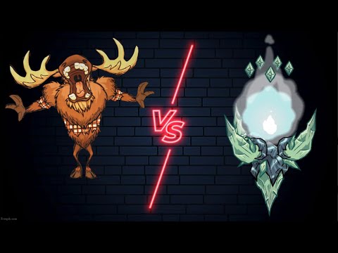 Woodie moose VS Celestial Champion boss fight (BETA Reworked)