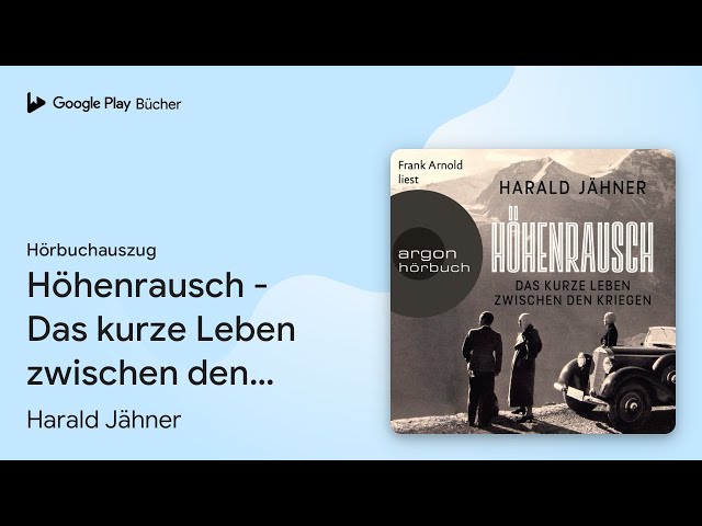 Vídeo relacionado con Höhenrausch: Das kurze Leben zwischen den Kriegen