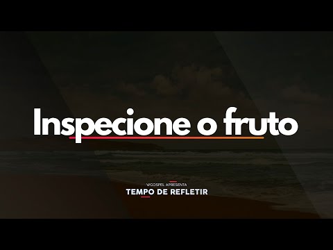 Inspecione o fruto - Tempo de Refletir 2698