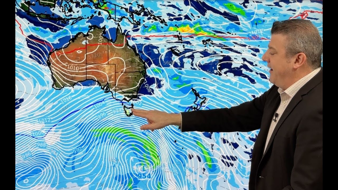 Aust: Damaging winds possible again in Tasmania, brushing the mainland’s SE