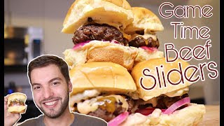 How To Make Burger Sliders: Game Day Sliders