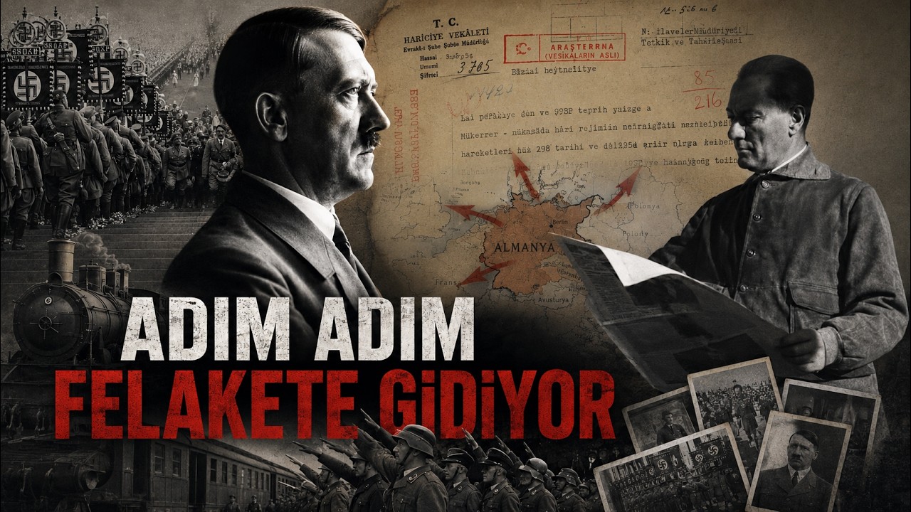 Türk Devlet Arşivinde Hitler I Atatürk'e Gelen Gizli Raporlar!