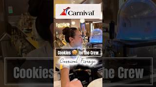 Cookies for the crew on Carnival Firenze Cruise Ship