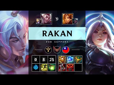 Rakan Support vs Leona - TW Grandmaster Patch 25.11