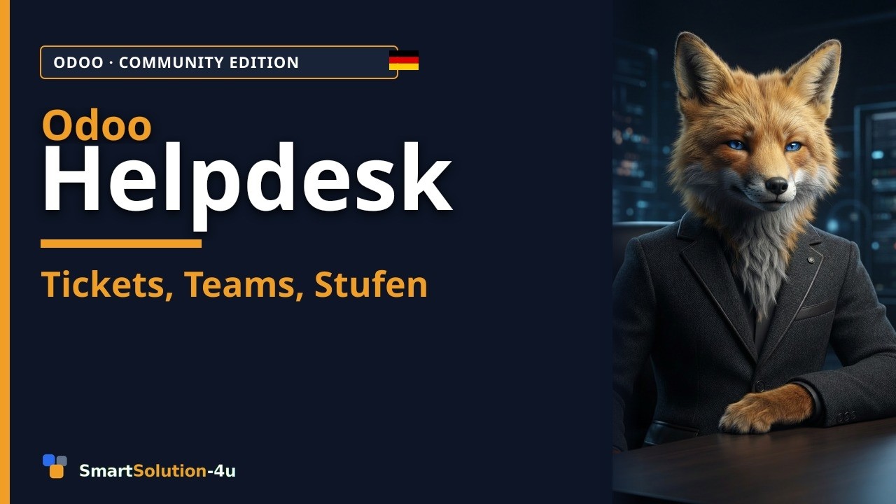 Odoo Helpdesk einrichten: Tickets, Teams und Stufen