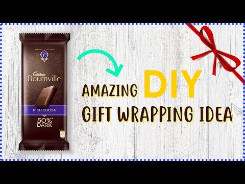 How to Gift Wrap Chocolate Bar | Gift Wrapping Ideas | DIY Gift Ideas