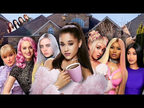 Celebrities at Ariana Grande's New House