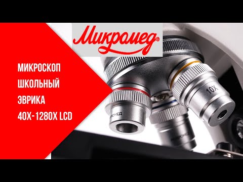 Микроскоп школьный Эврика 40х-1280х LCD цифровой