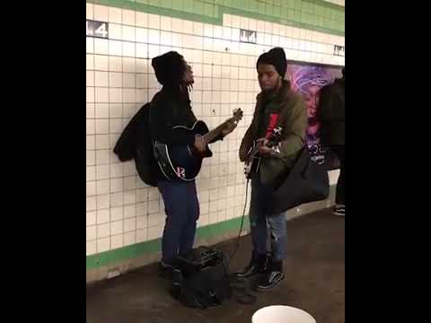 'Eight Days A Week' - Beatles Cover in NYC Subway