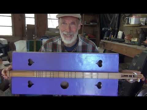 Dulcimer demo: wooden dulcimer vs cardboard dulcimer