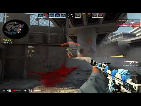 🔥 Cloud9 HObbit CRAZY 4 AK kills (3 HS) vs FaZe (overpass) @ ESL Pro League Season 17 Grand final