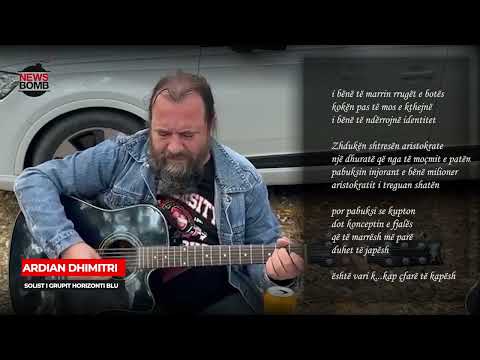 Ardian Dhimitri dhuron emocione, këndon solisti i grupit “Horizonti Blu”