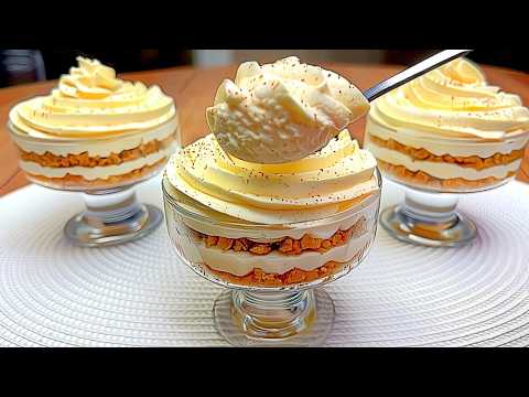 Just mix these fruits! A real French dessert in 15 minutes! No baking!