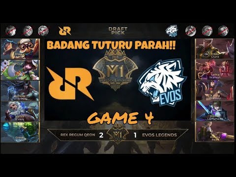 BADANG TUTURU GGWP | GRAND FINAL M1 RRQ VS EVOS LEGEND GAME 4| MLBB WOLRD CHAMPIONSHIP 2019 M1