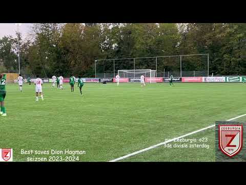 Best saves Dion Hagman  ⚽❤️😍💥:-) avv Zeeburgia 2023-24#goalkeepersaves #soccer