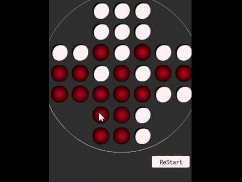 經典孔明棋!! (Peg Solitaire) Video