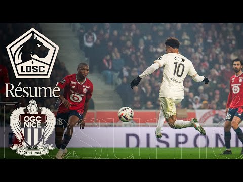 Résumé Lille - Nice (2-1) I J18 - Ligue 1 McDonald's 2024-2025