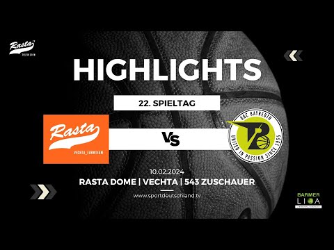 Highlights: RASTA Vechta II - BBC Bayreuth 107:77 (10.2.24)