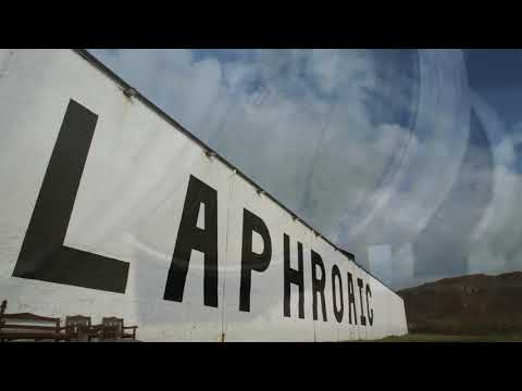 Laphroaig Whisky Distillery Islay Scotland Single Malt Scotch Advert and the Ian Hunter Story Book 2