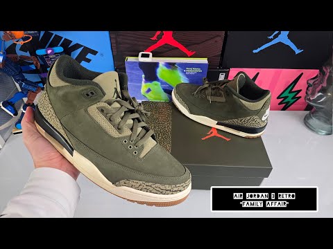 Air Jordan 3 Retro "Family Affair" - On Feet and Check - Okay 80%