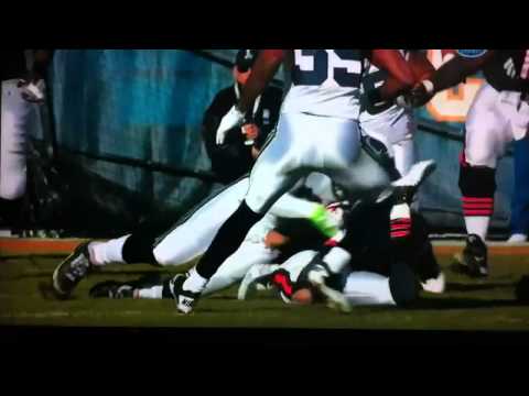 (HD) Johnny Knox back injury VS Seattle