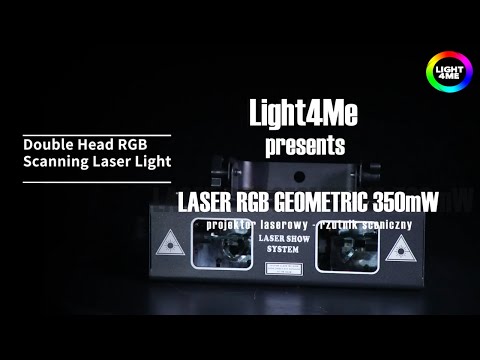 Light4me Laser RGB Geometric 350mW