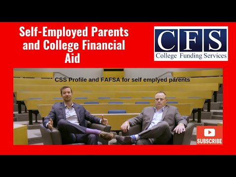 , title : 'Self employed Families Financial Aid FAFSA and CSS Profile'