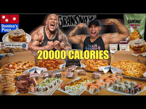 The Rock's Legendary Cheat Day + Cheat Meals (20,000 CALORIES!!)