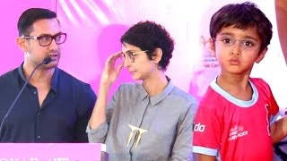 Aamir Khan EMOTIONAL Speech On Surrogate Son Azaad With Kiran Rao