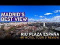 RIU PLAZA ESPAÑA Madrid Spain 4K Hotel Tour Review Great Rooftop