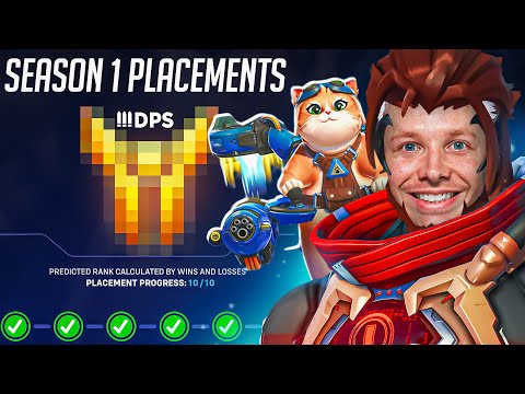 I Finished My SEASON 1 OVERWATCH DPS PLACEMENTS!!