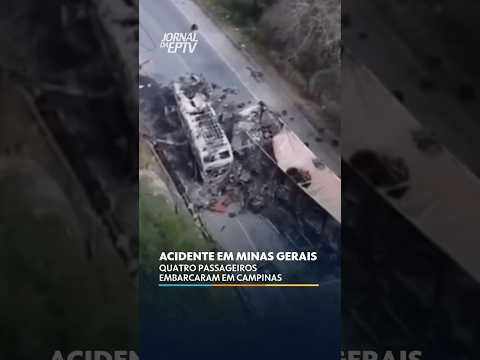 Acidente em Minas Gerais; quatro passageiros embarcaram em Campinas