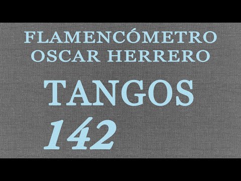 Metrónomo Flamenco - Tangos 142 - Flamencómetro Oscar Herrero