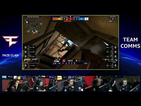 FaZe clan reaction on twistzz 1x2 clutch ( Teamspeak )