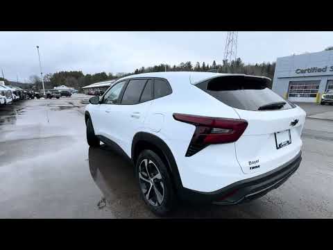 2026 Chevrolet Trax FWD 4dr 1RS in White for sale at Boyer Chevrolet Buick GMC Bancroft in Bancroft, ON