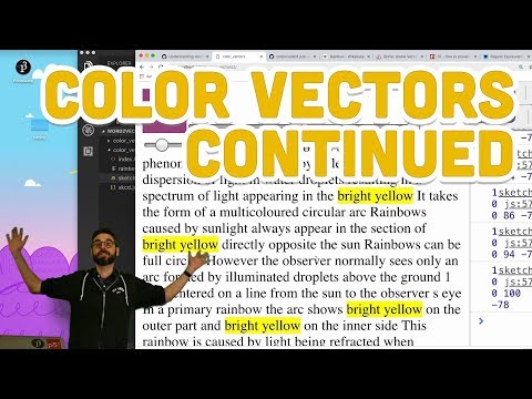 12.3: Color Vectors cont'd - Programming with Text
