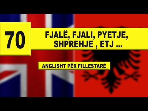 Mëso anglisht - 70 fjalë, fjali, pyetje, shprehje, fraza etj ... I video 573