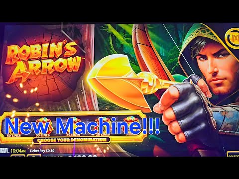 New Machine!!!! Jackpot Tales: Robins Arrow and Captain Hook.