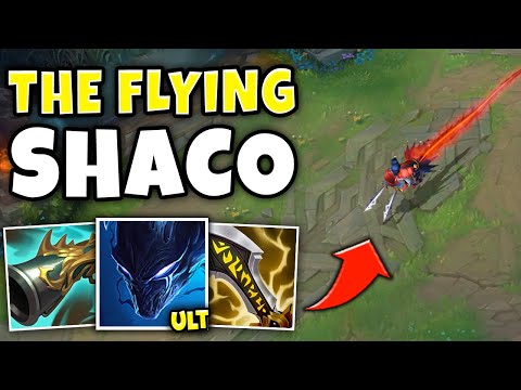 SHACO WITH NOCTURNE ULT!? FLY ACROSS THE MAP AND ONE SHOT - Pink Ward Shaco
