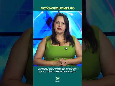 Presidente Getúlio: Bombeiros combatem dois incêndios em vegetação e entulho na segunda-feira