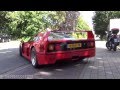 Ferrari F40: Oops! Door falls open while ...