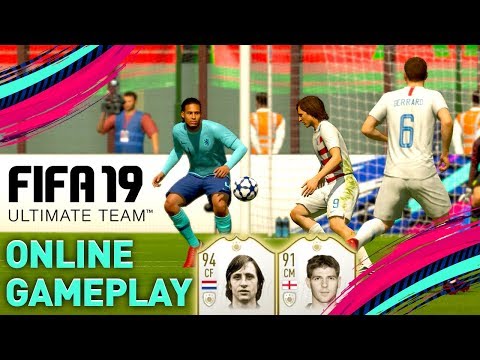 FIFA 19 ULTIMATE TEAM GAMEPLAY! w/ 94 CRUYFF, 91 GERRARD & MORE! Video
