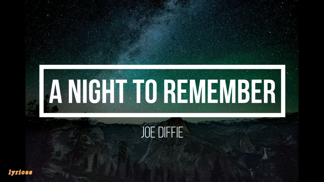 Joe Diffie - A Night to Remember (Lyrics)