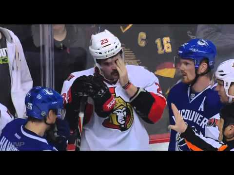 Ottawa Senators vs Vancouver Canucks Brawl, November 20,2011