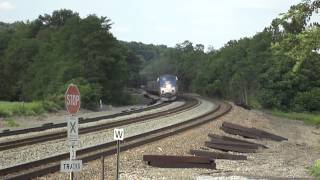 preview picture of video 'Amtrak Pennsylvania #43 Laying down the K5LA like a champ'
