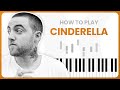 How To Play Cinderella By Mac Miller ft. Ty Dolla $ign On Piano - Piano Tutorial (Part 1)