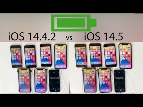 iOS 14.5 vs iOS 14.4.2 Battery DRAIN Test on Every iPhone Generation