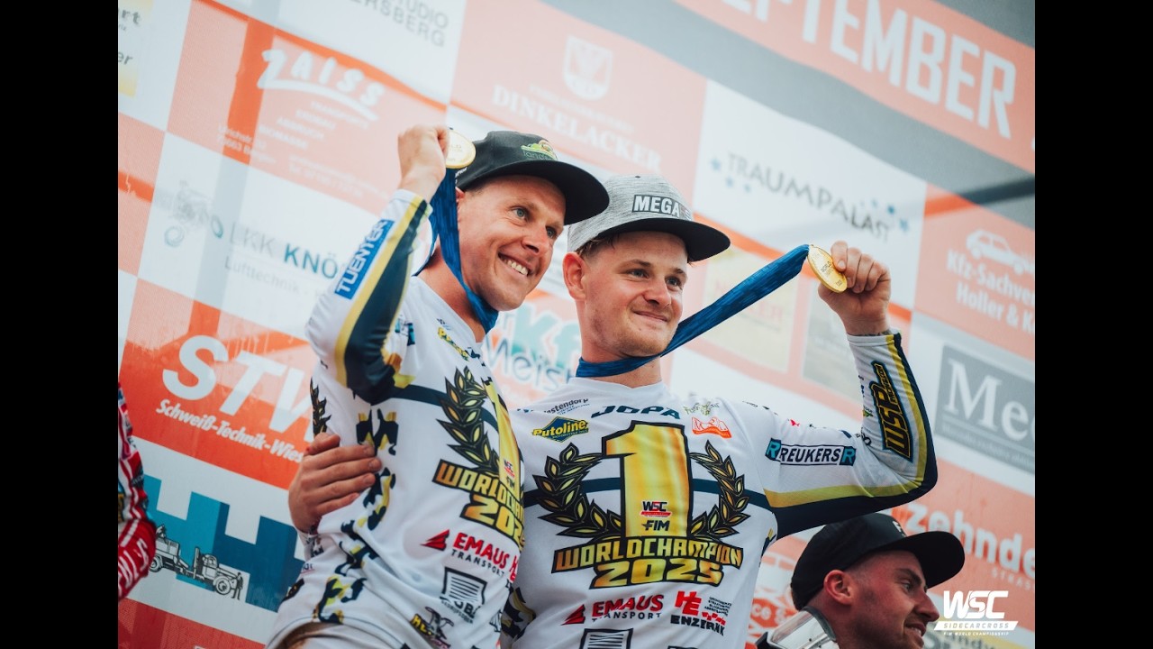 World Champions 2025 – FIM Sidecarcross World Championship