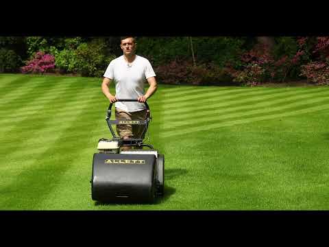 Watch the Allett Buffalo 24 Cylinder Mower in Action On A Home Lawn