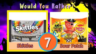 Would you Rather?🍬Halloween Candy Edition | Trick or Treat | Candy Brain Break | PhonicsMan Fitness